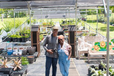 Eda Garcia and Sam X of Farmacy Herb Makers Nursery