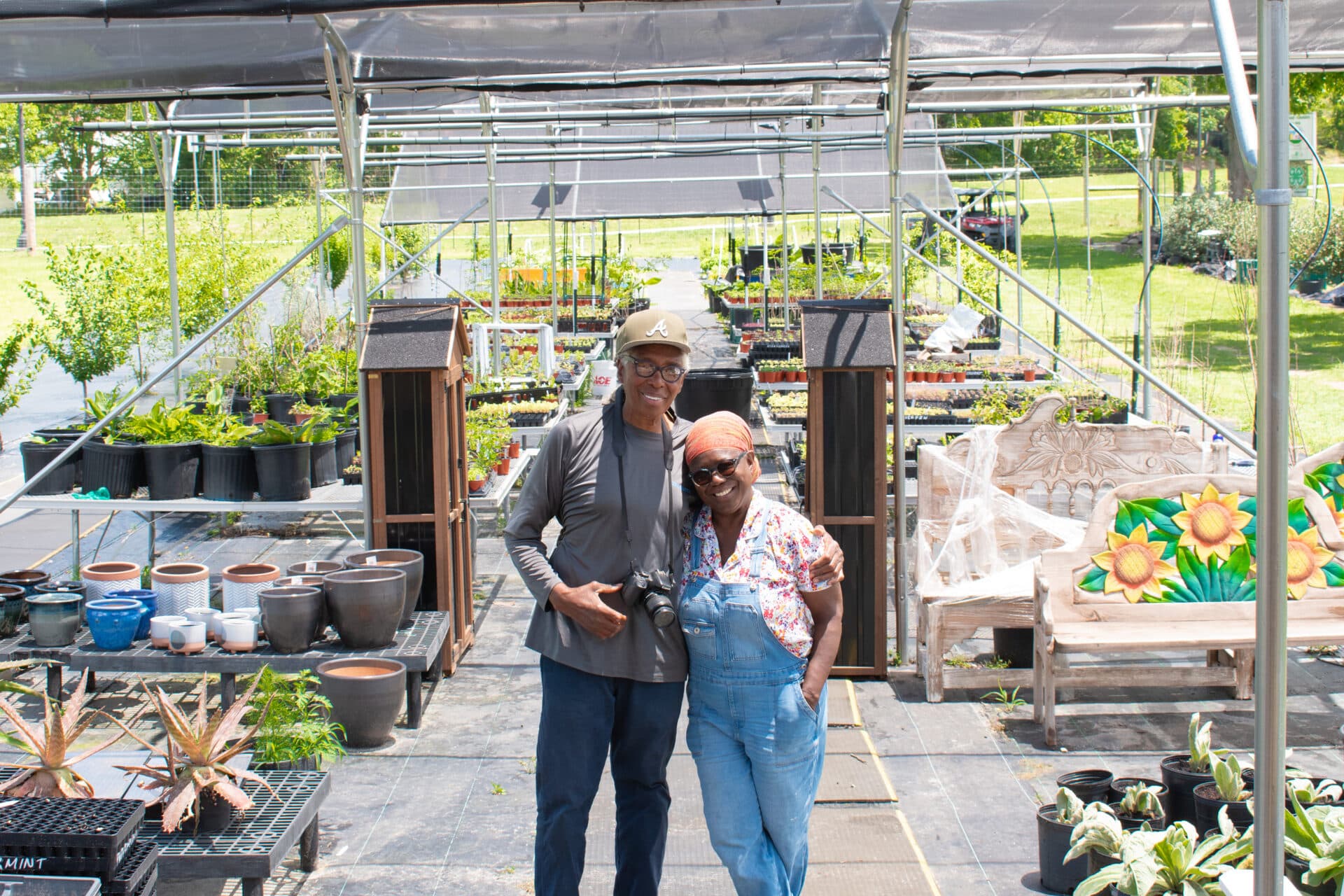 Eda Garcia and Sam X of Farmacy Herb Makers Nursery